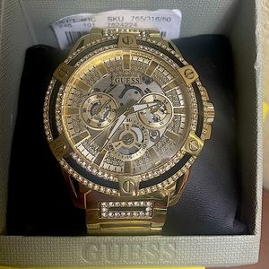 Guess Big Face watch, guys